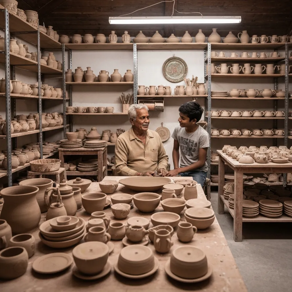 Our ceramic workshop and story
